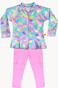 Girls Miss Dazzle Full Pant Sunsuit