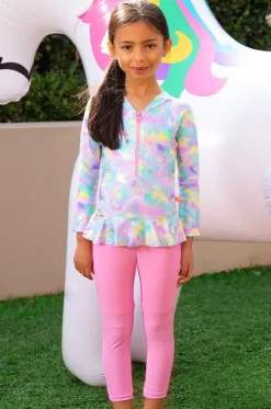Girls Miss Dazzle Full Pant Sunsuit