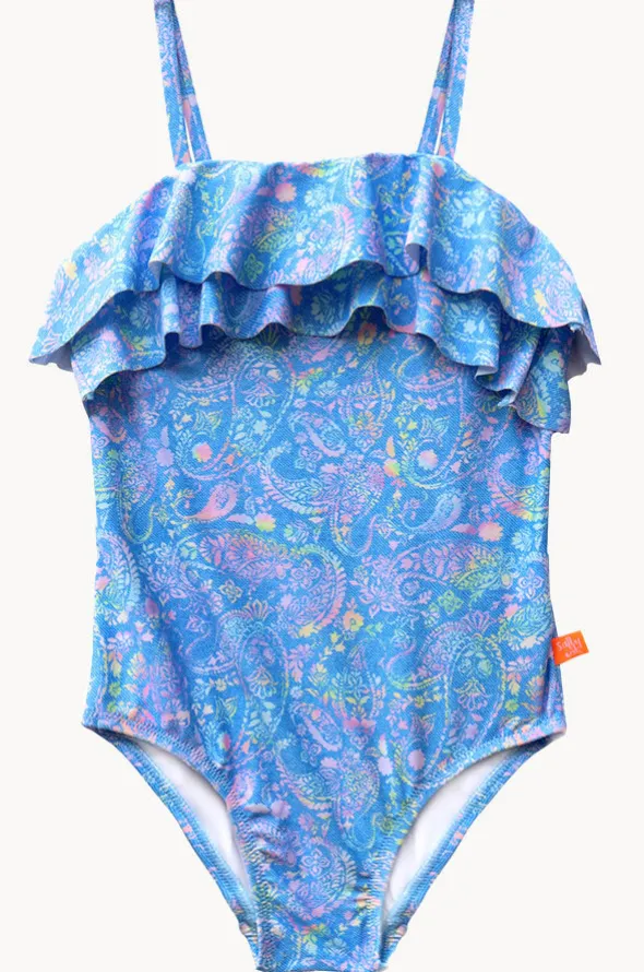 Girls Miss Mystical Frill Tube One Piece