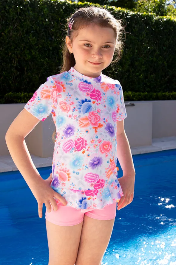 Girls Miss Peony Suntop Set