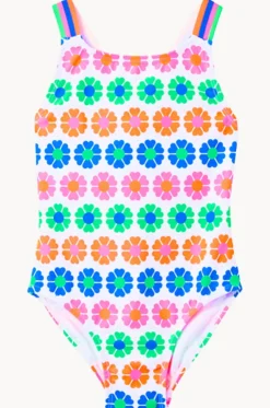Girls Neon Fun Sporty One Piece