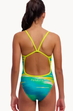 Girls Nord Stream Single Strap One Piece