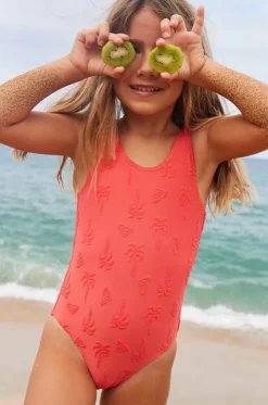Girls Palm Tree One Piece