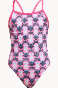 Girls Pen Guy Single Strap One Piece