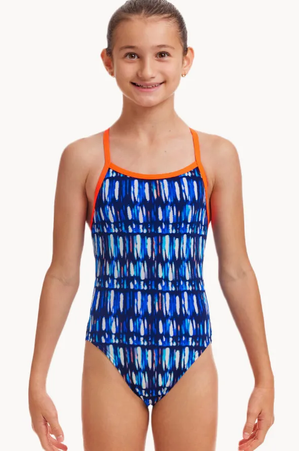 Girls Perfect Teeth Single Strap One Piece