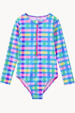 Girls Picnic Check Sunsuit