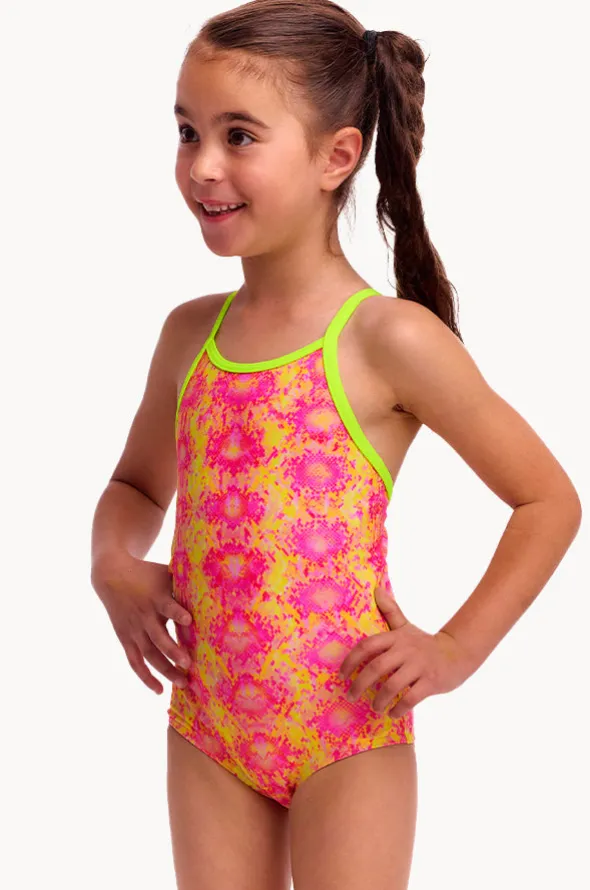 Girls Poison Pink One Piece