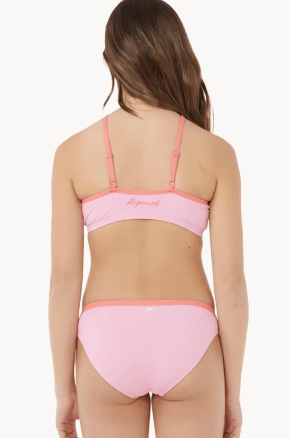 Girls Premium Rib 2.0 High Neck Crop Set
