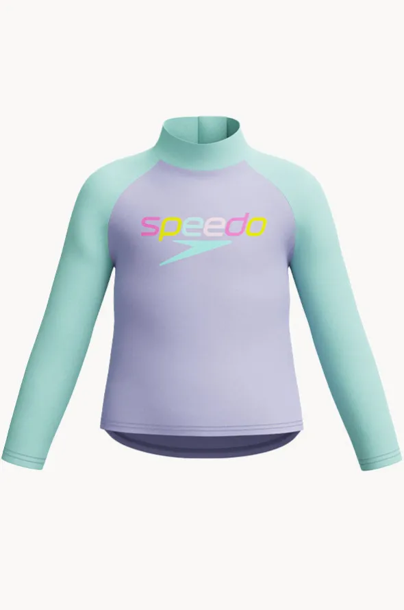 Girls Print Long Sleeve Suntop