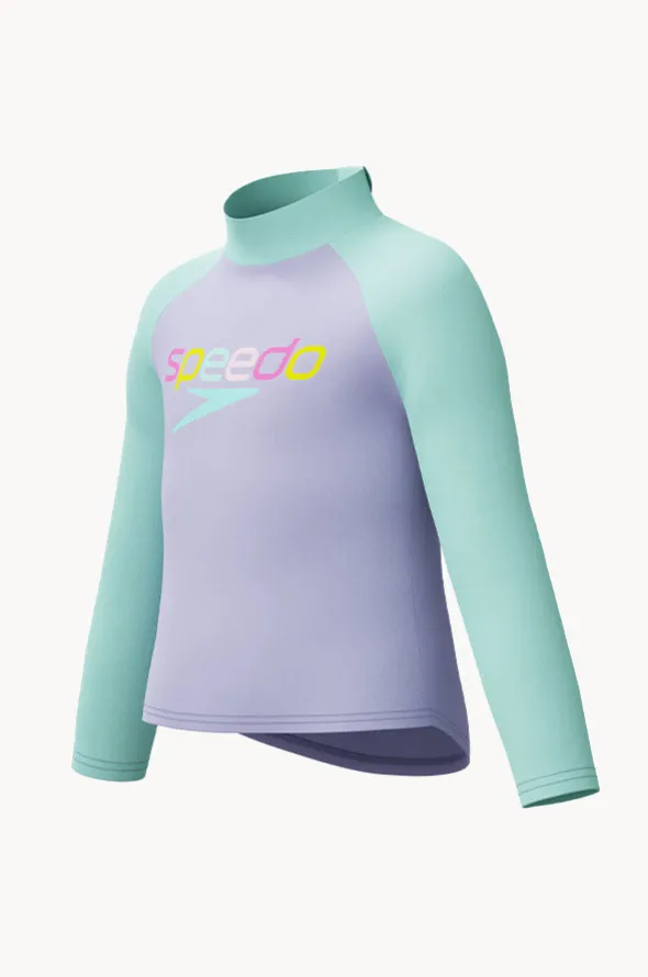 Girls Print Long Sleeve Suntop