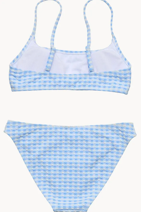 Girls Seaside Gingham Crop Set