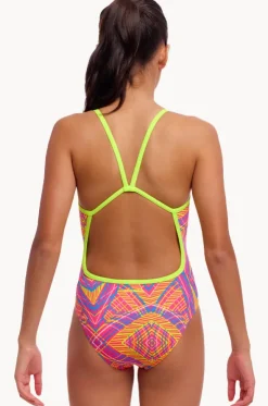 Girls Sound Stopper Single Strap One Piece