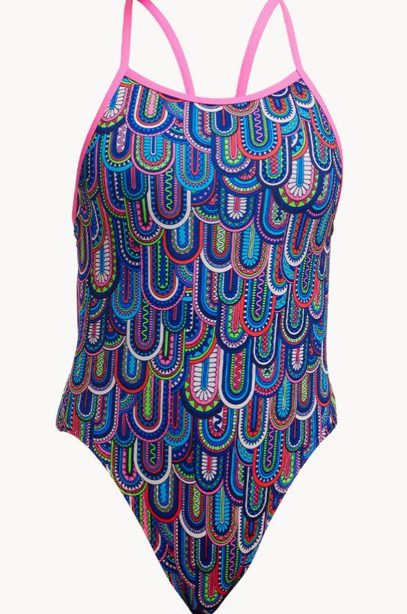 Girls Spread My Wings Single Strap One Piece