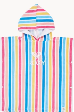 Girls Stripe Stay Magical Hooded Towel