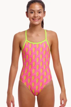Girls Stunner Single Strap One Piece