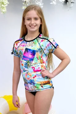 Girls Summer Vacay Suntop Set