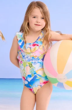 Girls Surrealism Frill One Piece