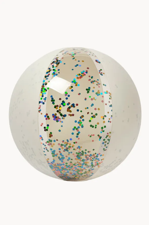 Glitter Cotton Candy Inflatable Beach Ball