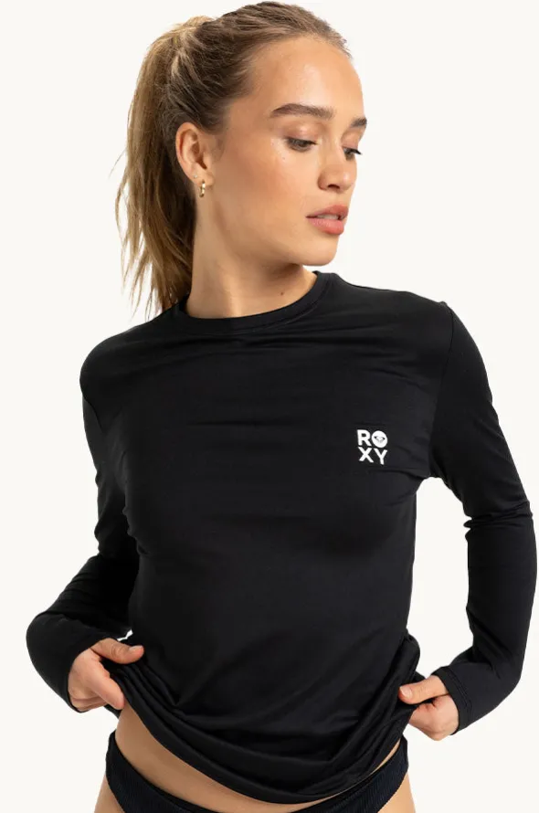 Happy Waves Long Sleeve Suntop