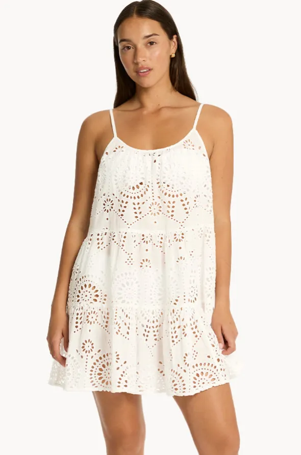Ibiza Tie Back Short Sundress