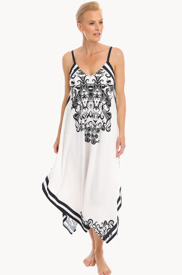 Ink Scarf Dress