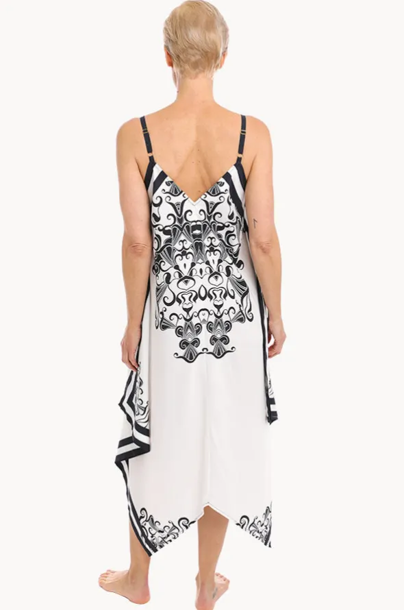 Ink Scarf Dress