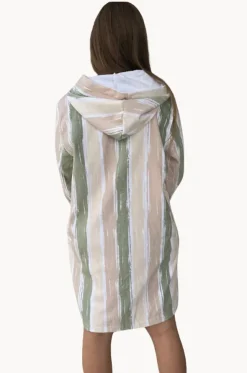 Island Sand Hooded Towelling Robe L/XL