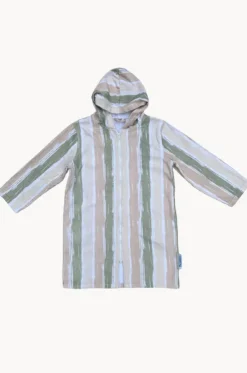 Island Sand Hooded Towelling Robe L/XL