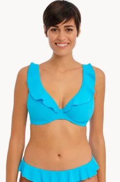 Jewel Cove F Cup Frill Plunge Bra