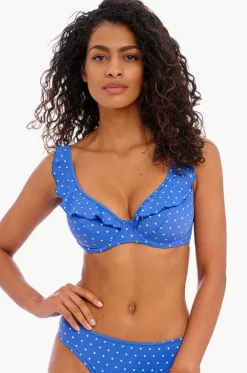 Jewel Cove F Cup Frill Plunge Bra