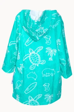 Kids Australia Hooded Towel Robe 3-5Y