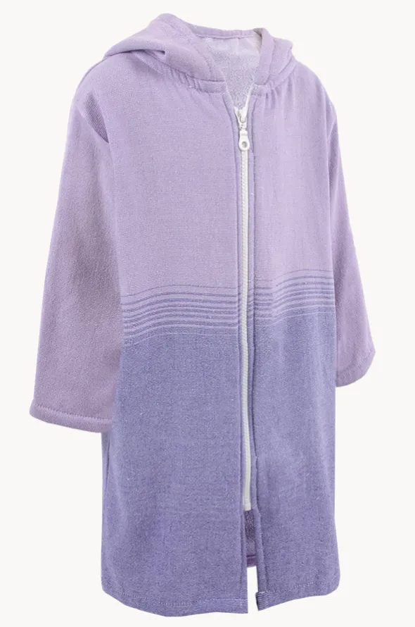 Kids Fade Hooded Towelling Robe 5-7Y