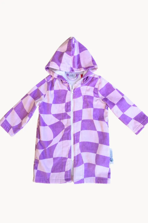 Kids Ocean Drifter Hooded Towelling Robe 5-7Y