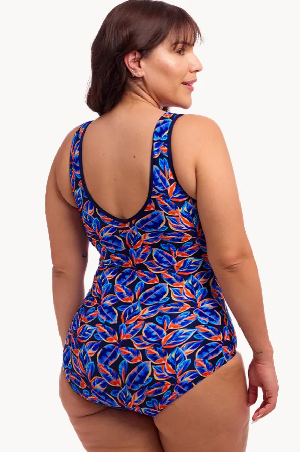 Leaf Blower DD/E Cup Zip Front One Piece