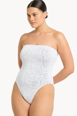 Leopard Fane Bandeau One Piece