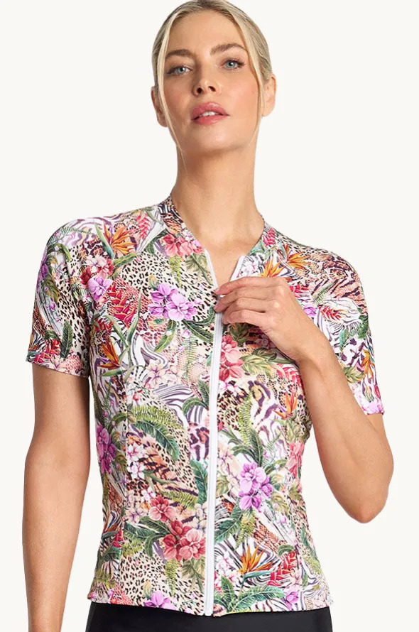 Lilymaze Short Sleeve Suntop
