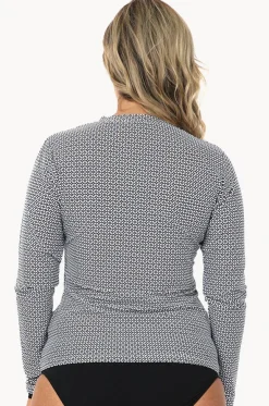 Mamiko Long Sleeve Zip Suntop