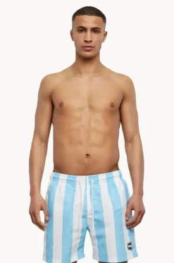 Mens Bar Stripe Swim Short
