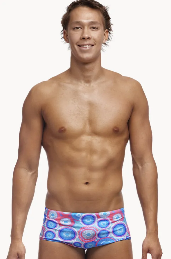 Mens Bundjalung Blue Trunk