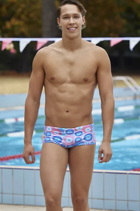 Mens Bundjalung Blue Trunk