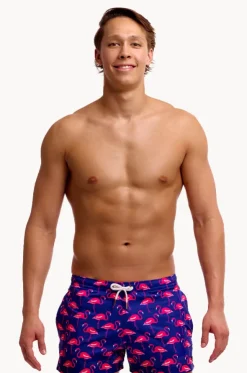Mens Flocked Up Shorty Short