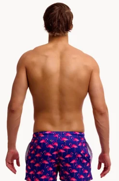 Mens Flocked Up Shorty Short