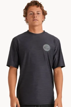 Mens Rotor Shoreline Short Sleeve Suntop