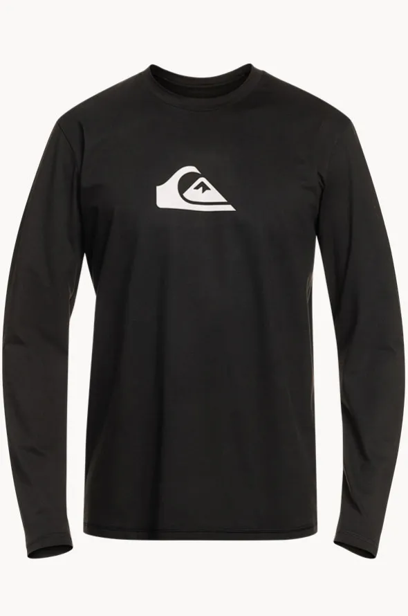 Mens Solid Streak Suntop