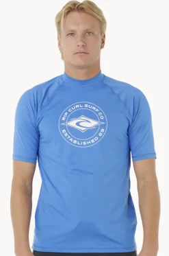 Mens Stapler Short Sleeve Suntop