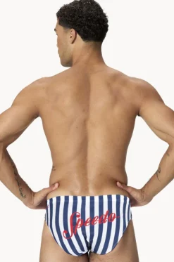 Mens Stripe Brief