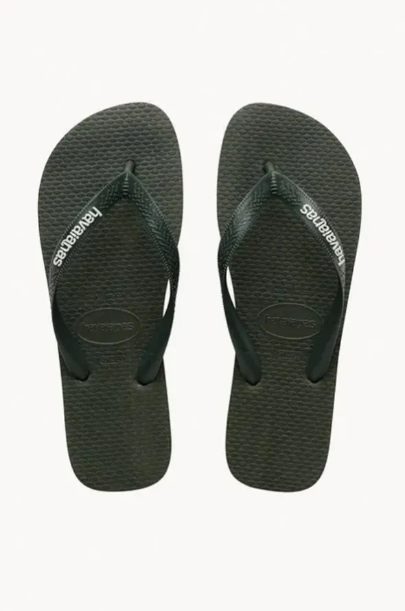 Mens Top Rubber Logo Thong