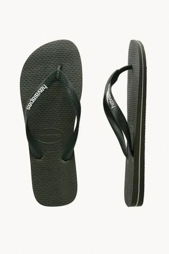 Mens Top Rubber Logo Thong