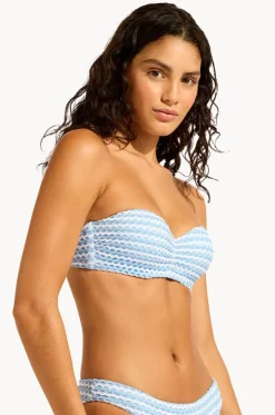 Mesh Effect Bustier Bandeau