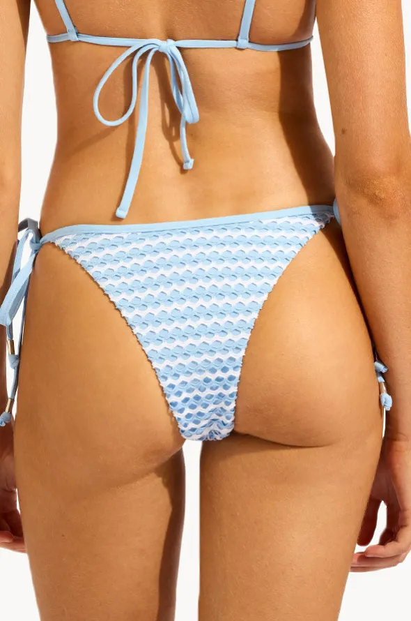 Mesh Effect Tie Side Rio Pant